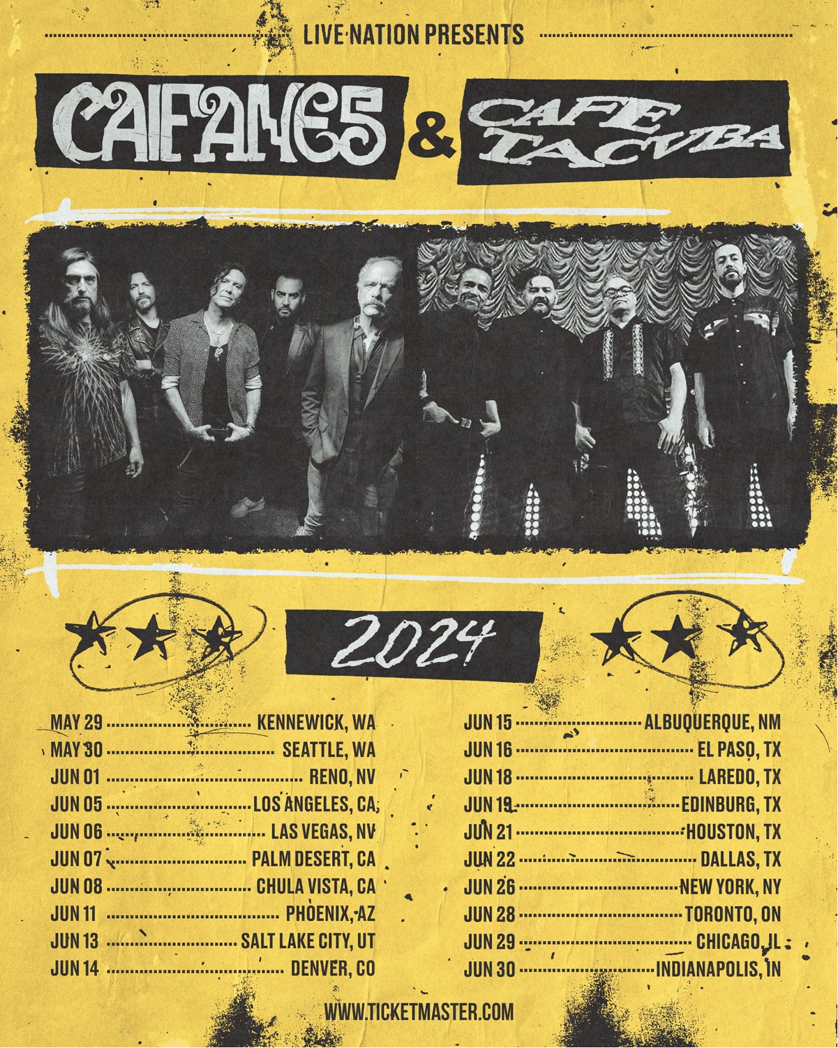 Caifanes Tour 2024 Stacy Elsinore